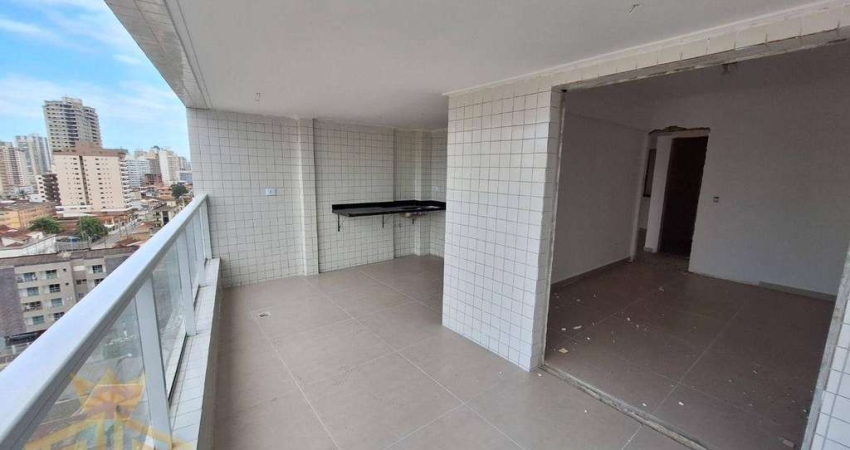 Apartamento com 3 dormitórios à venda, 98 m² por R$ 800.000,00 - Aviação - Praia Grande/SP