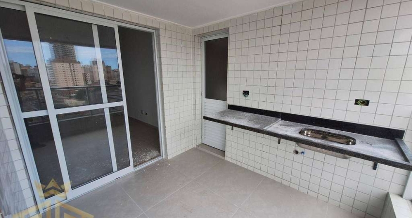 Apartamento com 2 dormitórios à venda, 80 m² por R$ 670.000,00 - Aviação - Praia Grande/SP