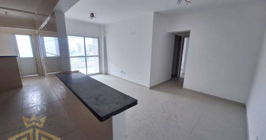 Apartamento com 2 dormitórios à venda, 81 m² por R$ 490.000,00 - Aviação - Praia Grande/SP