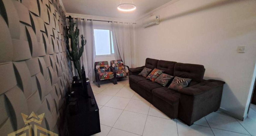 Casa com 2 dormitórios para alugar, 65 m² por R$ 2.450,01/mês - tude basto - Praia Grande/SP