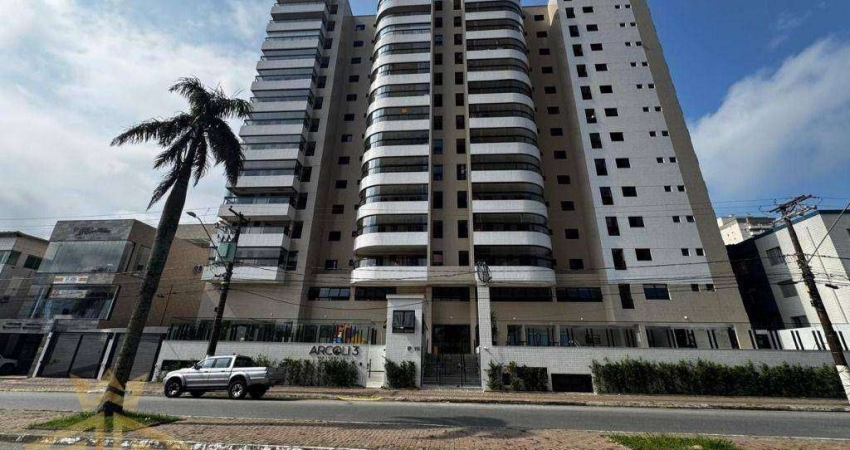 Apartamento com 2 dormitórios à venda, 66 m² por R$ 460.000,00 - Mirim - Praia Grande/SP