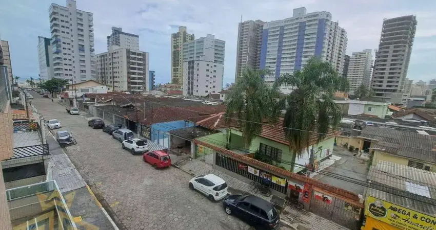 Apartamento à venda com vista parcial do mar na guilhermina, praia grande/sp!