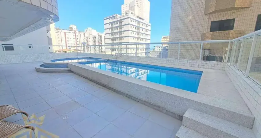 Apartamento com 1 dormitório para alugar, 45 m² por r$ 2.200/mês - aviação - praia grande/sp