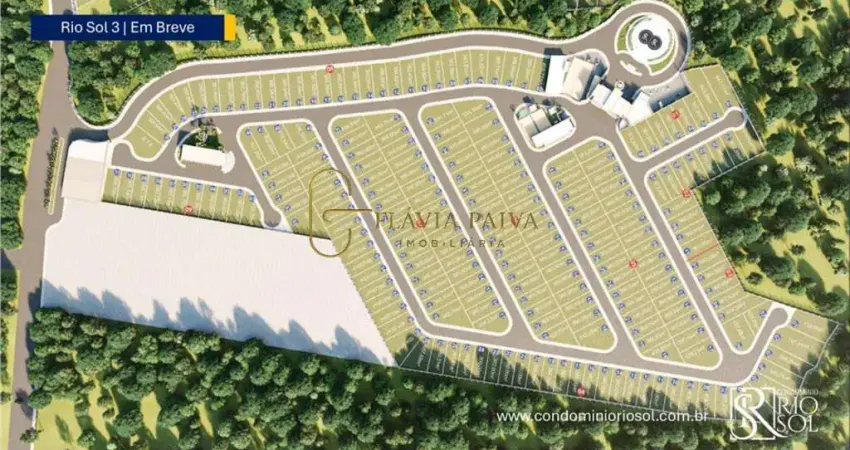 Terreno em condomínio fechado à venda na Estrada Municipal, 100, Centro, Rifaina