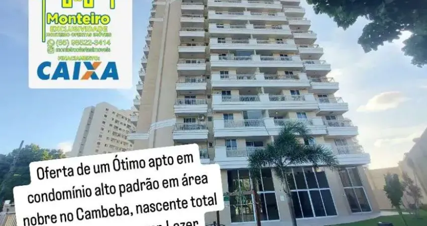 A melhor oferta no mais completo condomínio da zona sul, lindo apto nascente área nobre Cambeba