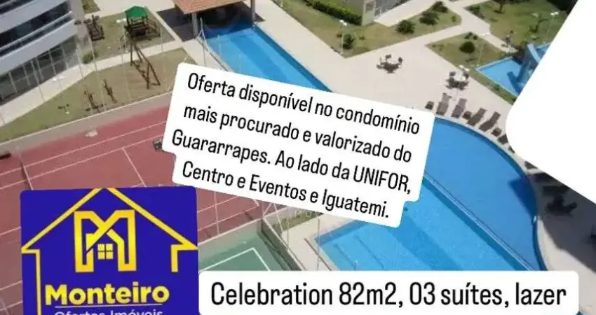 Oferta disponível de um ótimo apto no condomínio mais procurado e valorizado na região do Guararapes
