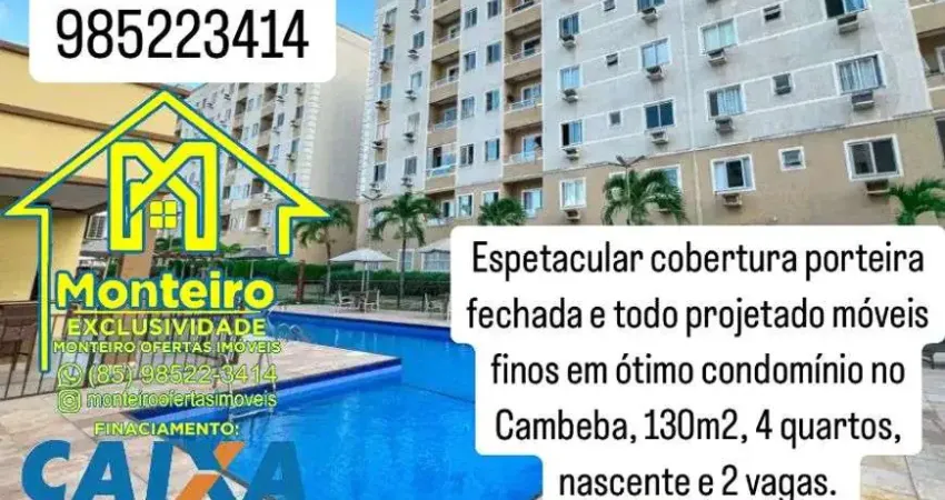 Oportunidade imperdível de uma cobertura impecável e projetada vocês finos porteira fechada