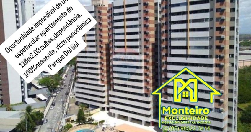 Oportunidade única espetacular apto vista privilegiada parque del sol nascente total preço de ocasião