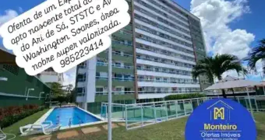 Oferta de um espetacular apto projetado móveis finos área nobre e nascente ao lado do wstc washington soares