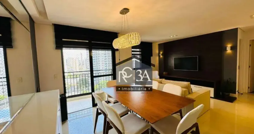 Apartamento com 2 dormitórios para alugar, 79 m² por r$ 6.408,98/mês - vila regente feijó - são paulo/sp