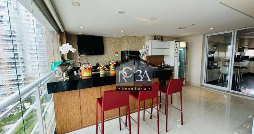Apartamento com 3 dormitórios à venda, 224 m² por R$ 3.490.000,00 - Tatuapé - São Paulo/SP