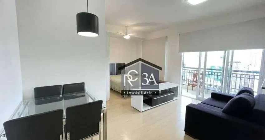 Apartamento com 1 dormitório para alugar, 40 m² por R$ 3.667,08/mês - Jardim Anália Franco - São Paulo/SP