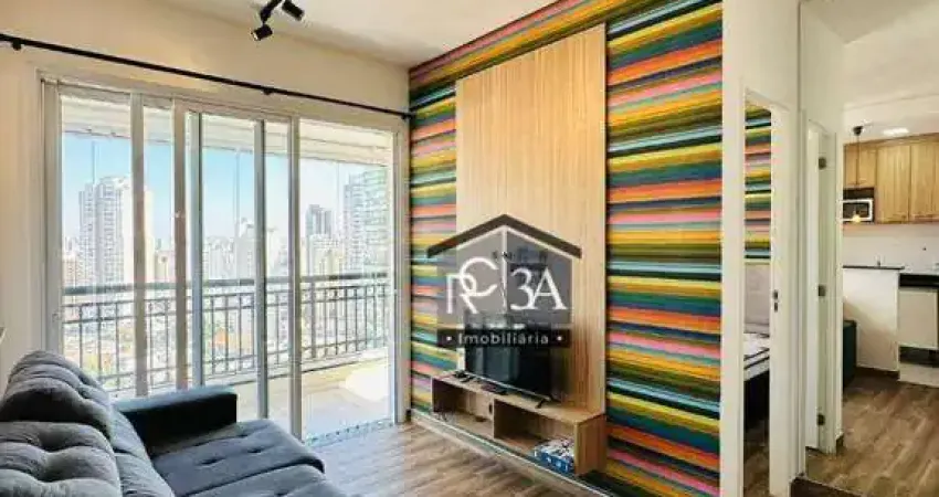 Apartamento com 1 dormitório para alugar, 40 m² por r$ 3.960,00/mês - anália franco - são paulo/sp