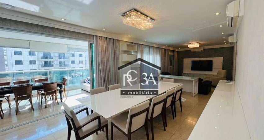 Apartamento para locação no Anália Franco no Edifício Maria Callas com 3 suítes, 4 vagas.