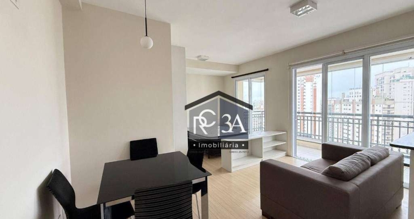 Apartamento com 1 dormitório para alugar, 40 m² por R$ 3.567,08/mês - Jardim Anália Franco - São Paulo/SP