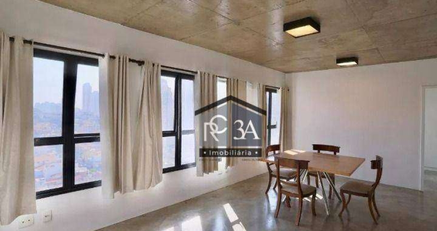 Apartamento com 1 dormitório para alugar, 70 m² - Tatuapé - São Paulo/SP
