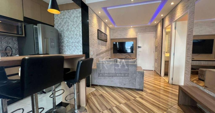 Apartamento com 1 dormitório, 52 m² - venda por R$ 700.000,00 ou aluguel por R$ 5.120,00/mês - Jardim Anália Franco - São Paulo/SP