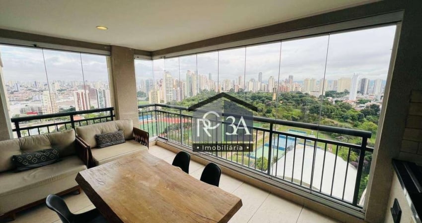 Apartamento com 3 dormitórios para alugar, 155 m² por R$ 16.730,00/mês - Jardim Anália Franco - São Paulo/SP