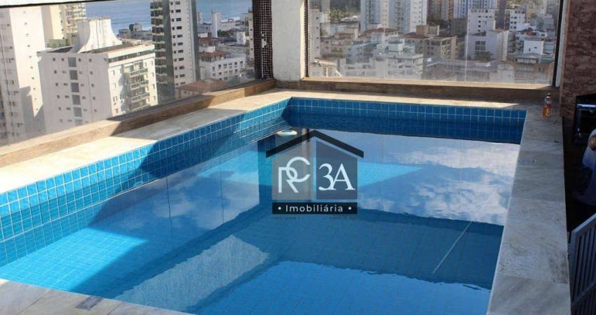 Cobertura com 3 dormitórios, 231 m² - venda por R$ 1.300.000,00 ou aluguel por R$ 9.914,00 - Astúrias - Praia - Guarujá/SP