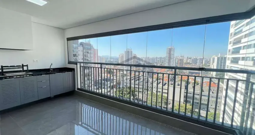 Apartamento novo para locação no Tatuapé com 89 m² com 2 dormitórios, 2 vagas, lazer completo.