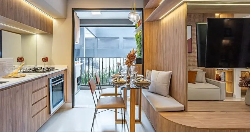 Apartamento 2 dormitórios com varanda na lapa com lazer total