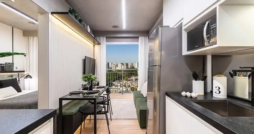 Apartamento à venda 1 dormitório com varanda no centro de sp - entrada parcelada e mcmv