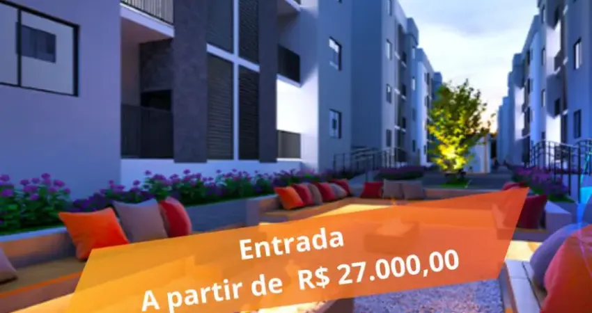 Apartamento com 2 dormitórios na planta com entrada de 7% no bairro gravatá em navegantes/sc