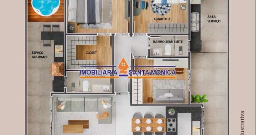 Apartamento com 3 quartos à venda em Itapoã, Belo Horizonte 