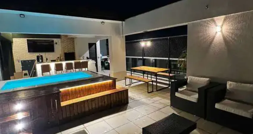 Scenarium, cobertura 4 quartos 167,.varanda e 2 vagas. móveis e lazer completo