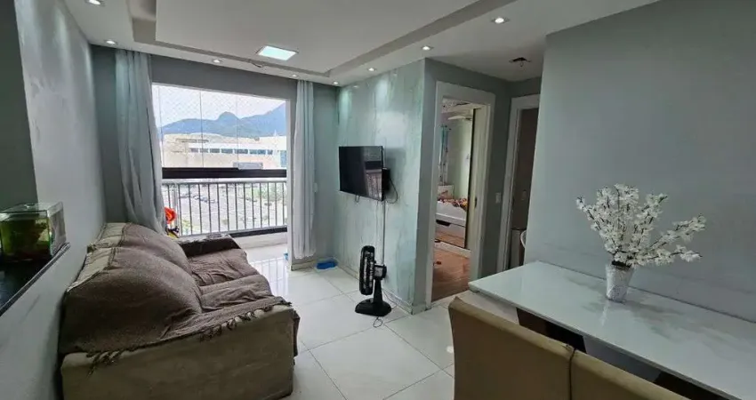 Mérito jacarepguá, 2 quartos com vaga e varanda, sol da manhã. lazer completo