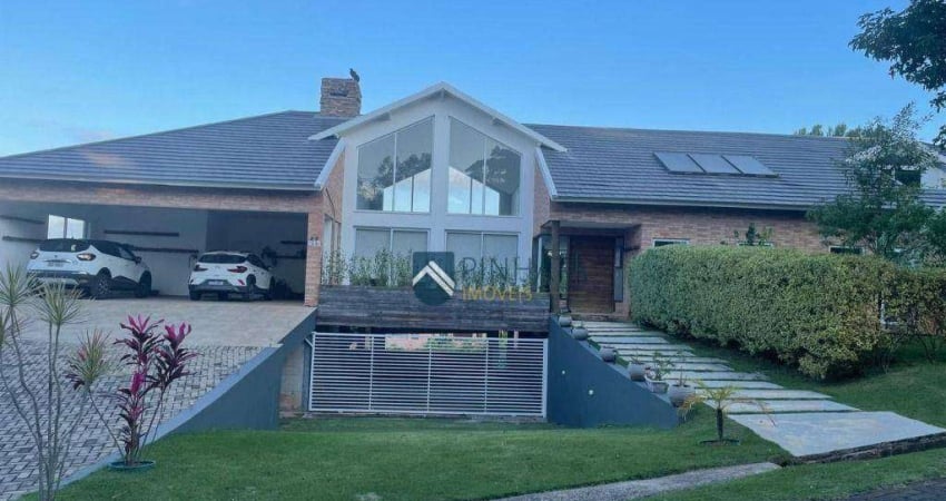 Casa com 4 dormitórios à venda, 566 m² por R$ 4.250.000 - Condomínio Vale Da Santa Fé - Vinhedo/SP