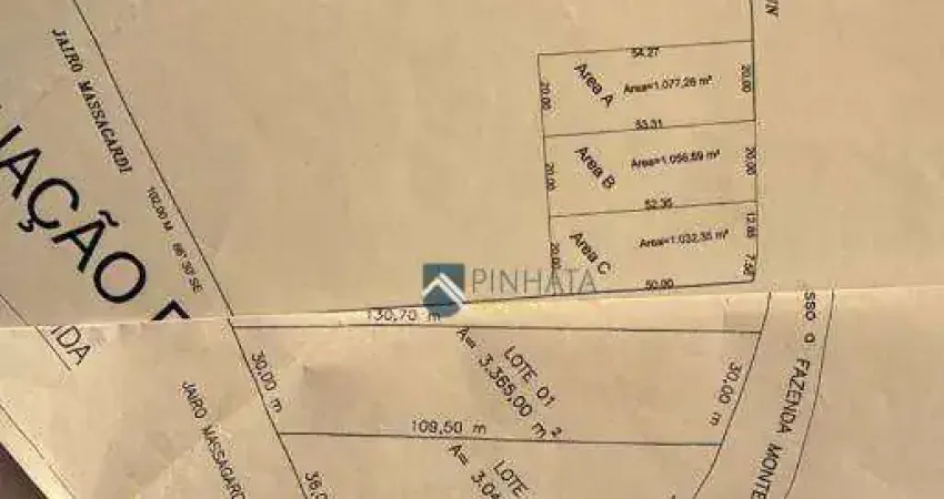 Terreno à venda, 3245 m² por R$ 1.550.000,00 - Monte Alegre - Vinhedo/SP