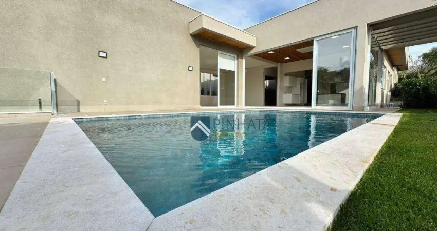 Sobrado Alto Padrão para Locação no Estância Marambaia – 4 quartos/Suítes e Piscina em Vinhedo/SP