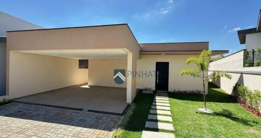 Casa com 3 dormitórios à venda, 220 m² por r$ 2.190.000 - condomínio residencial via castelli - louveira/sp