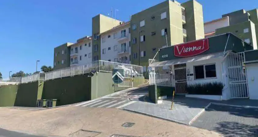 Apartamento com 2 dormitórios à venda, 55 m² por r$ 340.000 - condomínio vienna residencial l - vinhedo/sp