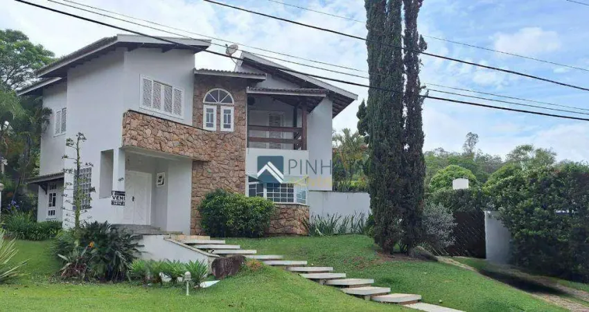 Casa com 4 dormitórios, 340 m² - venda por r$ 1.850.000,00 ou aluguel por r$ 9.915,00/mês - condomínio estância marambaia - vinhedo/sp
