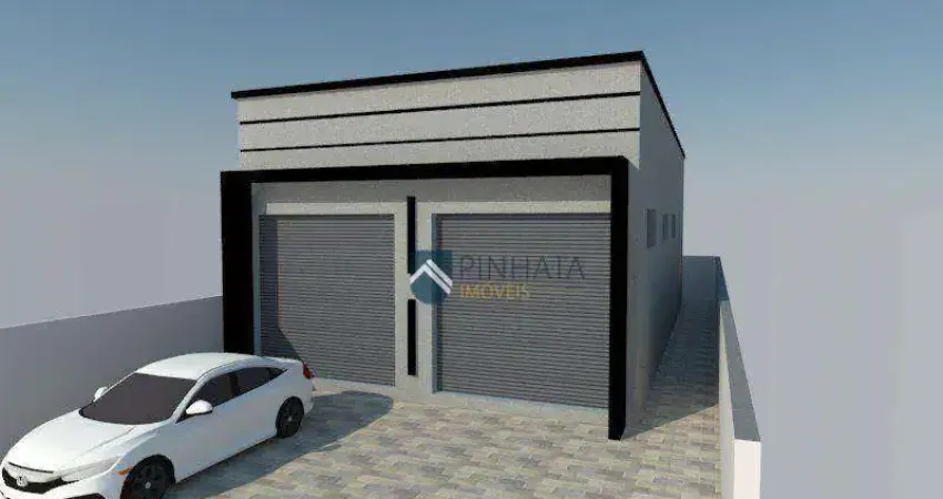 Galpão para alugar, 175 m² por r$ 7.041/mês - santa claudina - vinhedo/sp