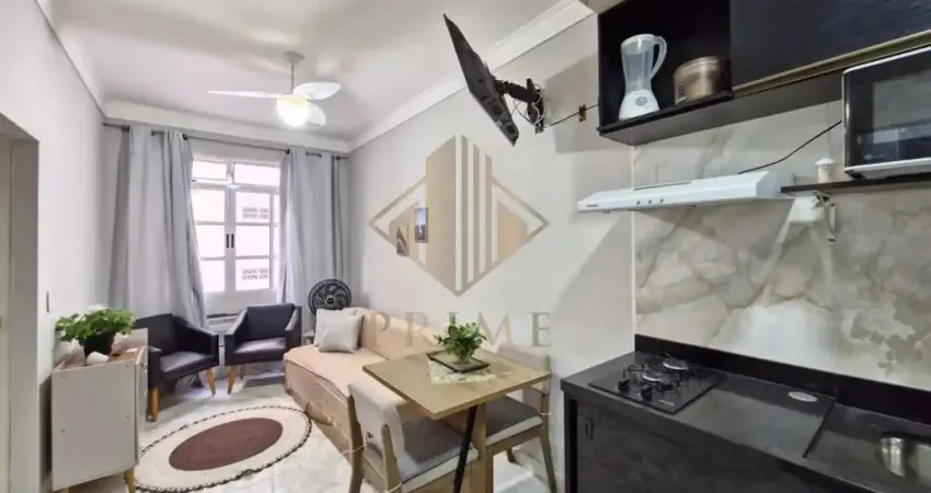 Apartamento para venda em guarujá, praia das pitangueiras, 1 dormitório, 1 banheiro