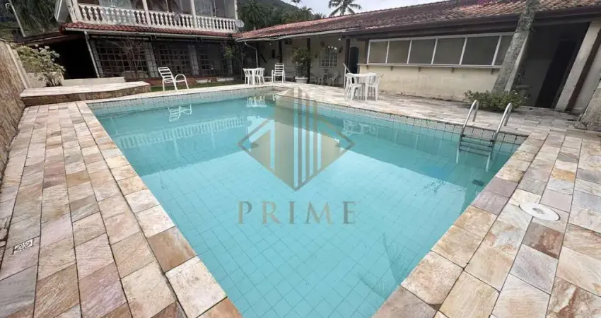 Casa em condomínio para locação em guarujá, cond. albamar, 5 dormitórios, 3 suítes, 7 banheiros, 1 vaga