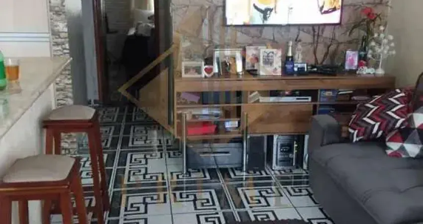 Casa sobreposta para venda em guarujá, praia da enseada, 2 dormitórios, 2 banheiros, 1 vaga