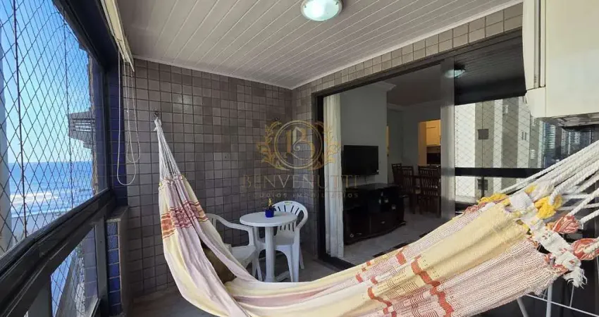 Mobiliado, 3 dormitórios em edifício frente mar próximo a roda gigante em balneário camboriú - sc