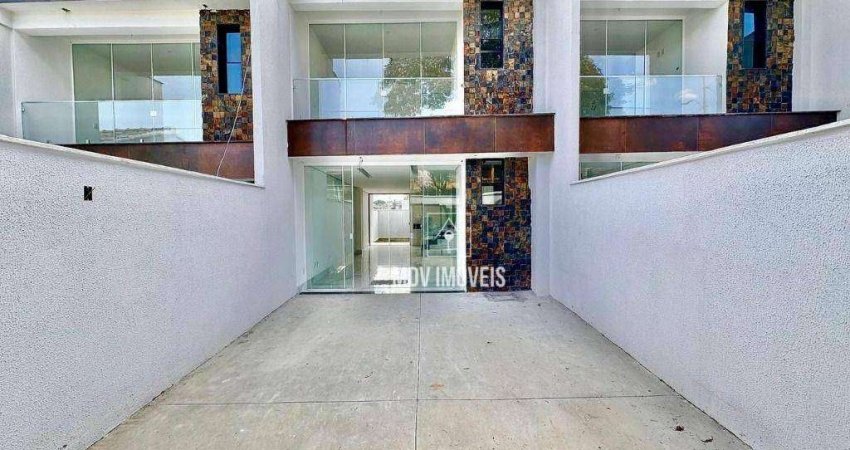 Casa Moderna e Imponente c/ 3 quartos à venda, 110m² construídos, 2 Vagas de garagem, bairro Santa Branca / Pampulha – Belo Horizonte