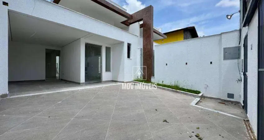 Casa Moderna e Imponente c/ 3 quartos, suite, closet, 106m² construídos, 2 Vagas de garagem, bairro Copacabana / Pampulha – Belo Horizonte