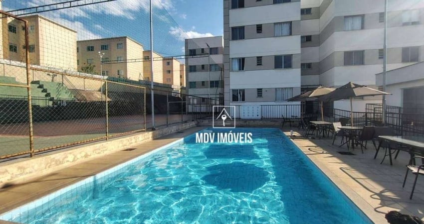 Apartamento com 2 dormitórios à venda, 45 m² por R$ 179.000 - Nova Pampulha - Vespasiano/MG