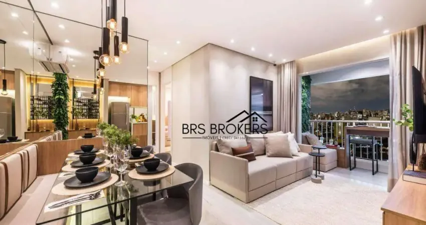 Apartamento com 2 dormitórios à venda, 47 m² por r$ 420.400,00 - vila das bandeiras - guarulhos/sp