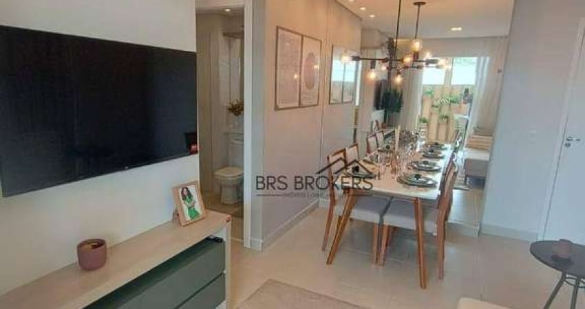 Apartamento com 2 dormitórios à venda, 48 m² por R$ 280.848,00 - Mogi Moderno - Mogi das Cruzes/SP