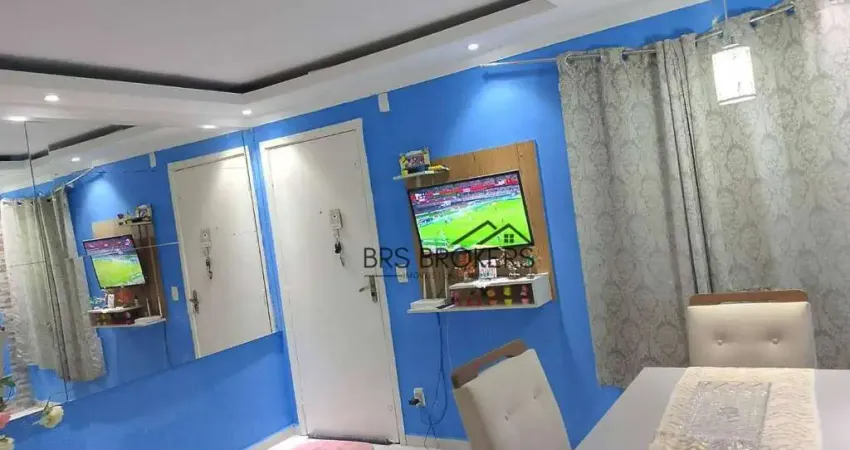 Apartamento com 2 dormitórios à venda, 42 m² por R$ 190.000,00 - Água Chata - Guarulhos/SP