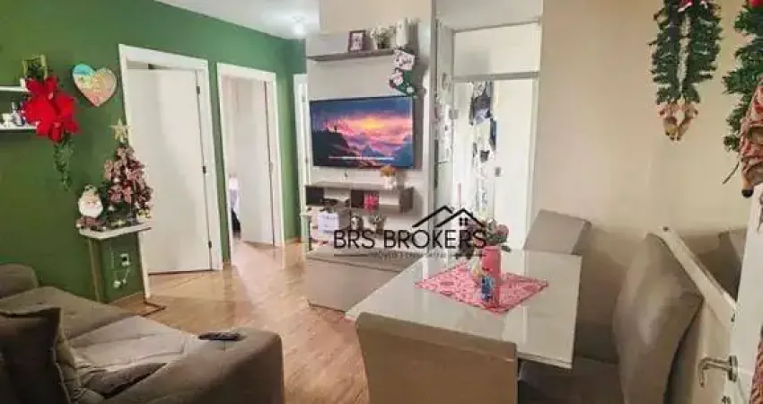 Apartamento com 2 dormitórios à venda, 44 m² por r$ 235.000,00 - jardim são domingos - guarulhos/sp