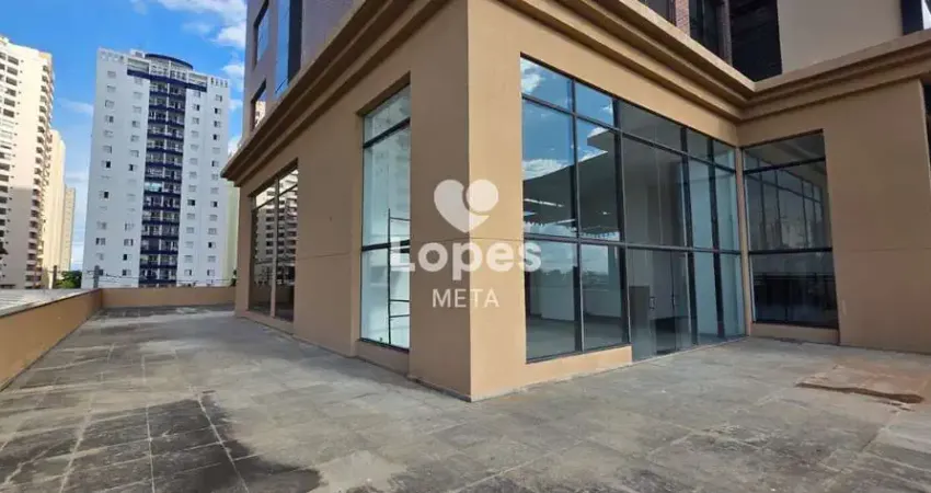 Amplo mezanino comercial com área externa no pátio das américas – jardim aquarius – são josé dos campos