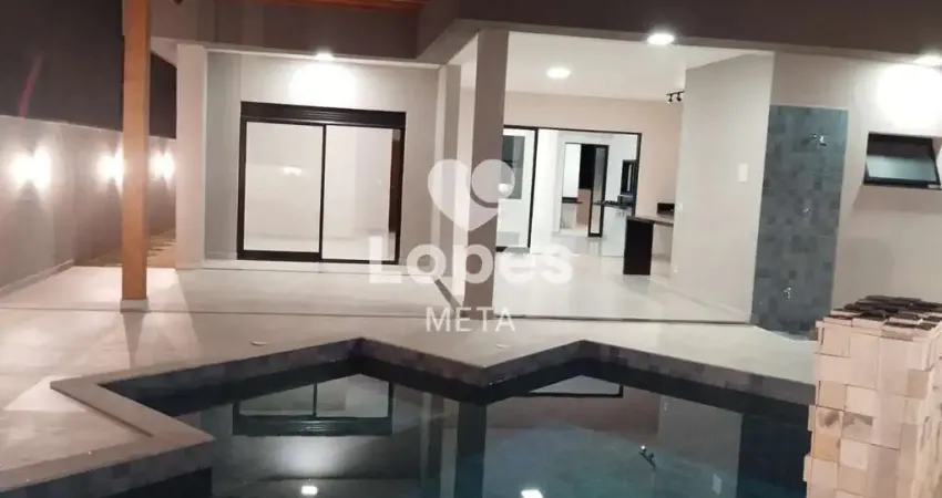 Casa de luxo com piscina e área gourmet no condomínio santa mônica em caçapava